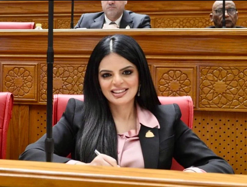 زينب بشير خلال جلسة داخل مجلس النواب