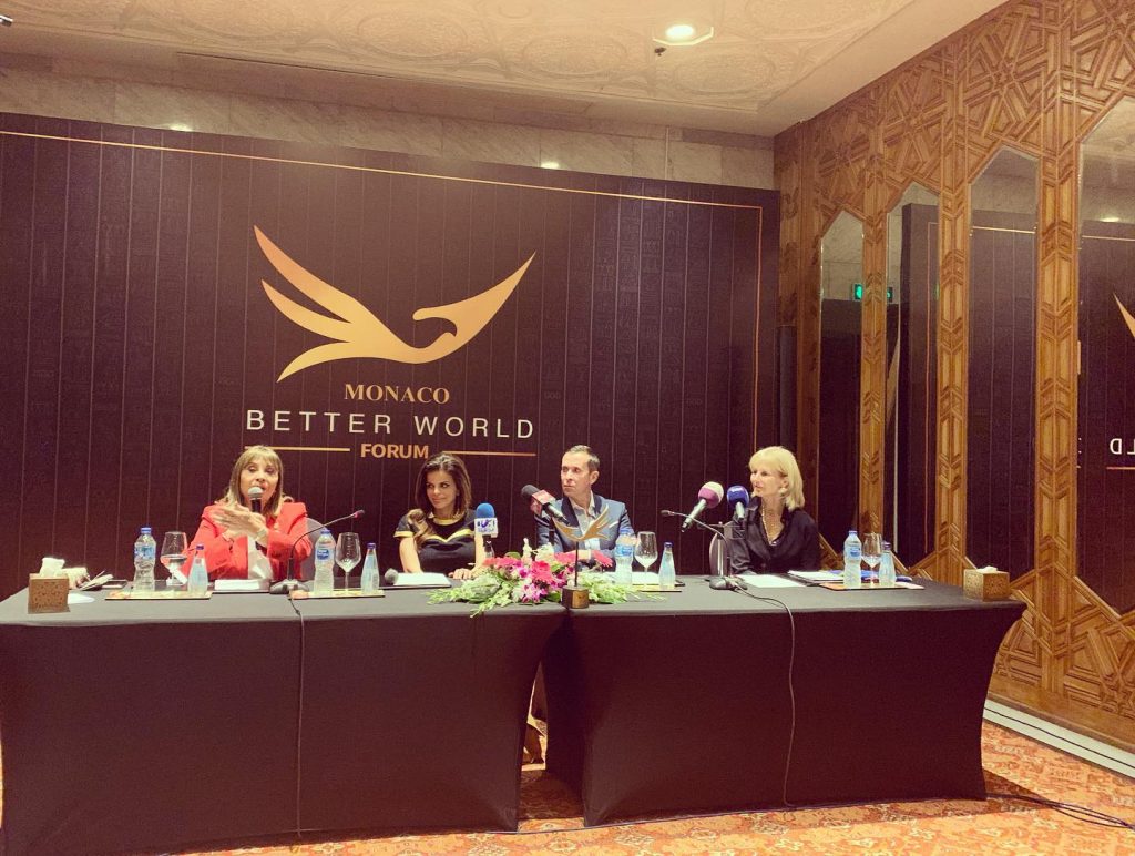 المؤتمر الصحفي والترتيبات لمنتدى موناكو في مصر — صورة من تغطية Better World Fund