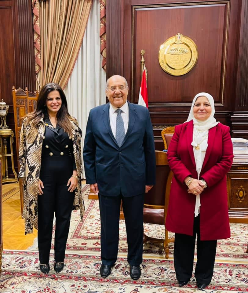 لقاء رئيس مجلس الشيوخ عبد الوهاب عبد الرازق