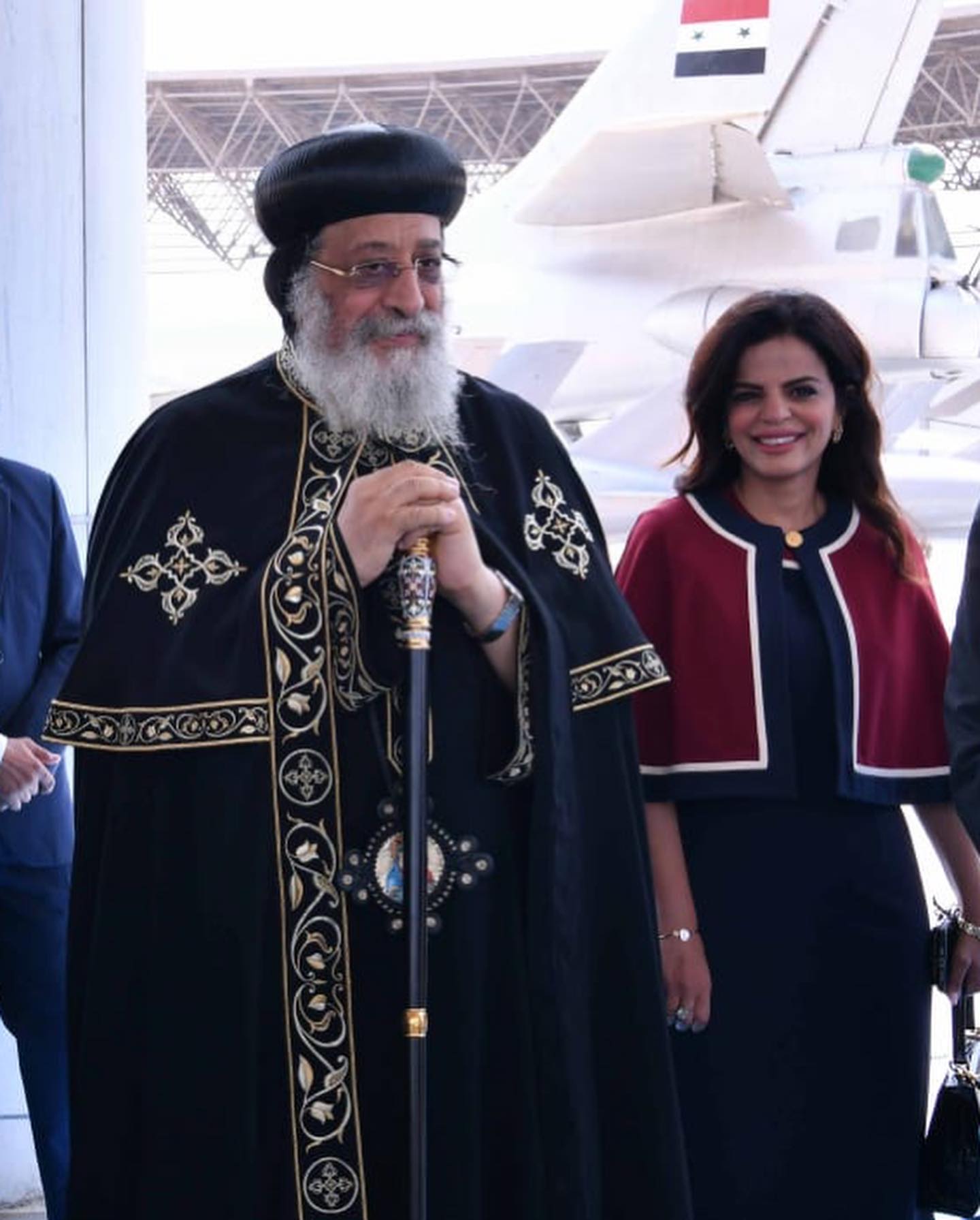 زيارة البابا تواضروس لمتحف القوات الجوية بتنظيم مؤسسة بنحبك يا مصر