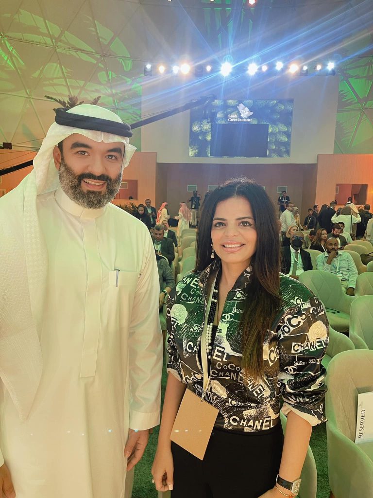 زيارة جناح مبادرة السعودية الخضراء في COP27