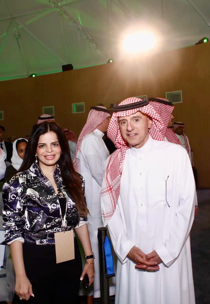 زيارة جناح مبادرة السعودية الخضراء في COP27